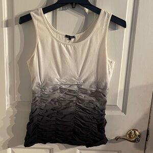 Chico's Black and White Gradient Tank Top